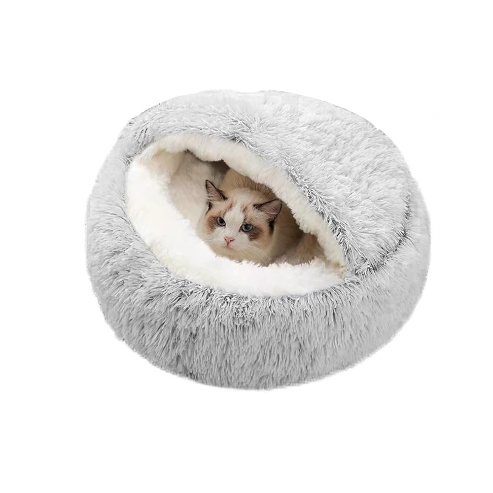 Cama calmante para Gatos, Nido de Donut...