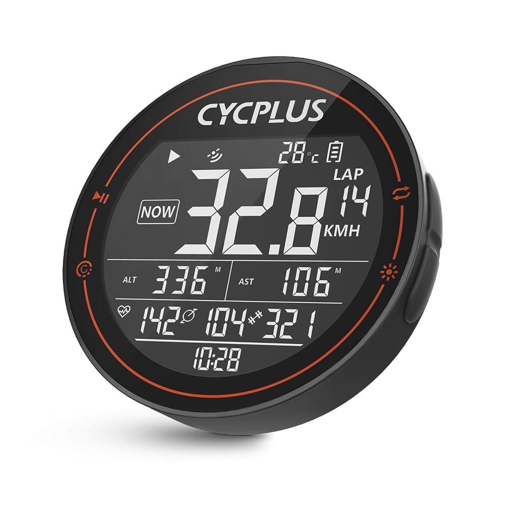 CYCPLUS GPS Bike Computer, Waterproof, Ant+ & Blueto...