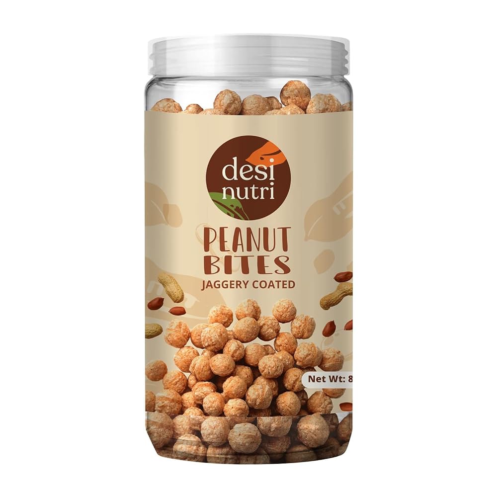 Desi Nutri Peanut Bites Jaggery Coated ...