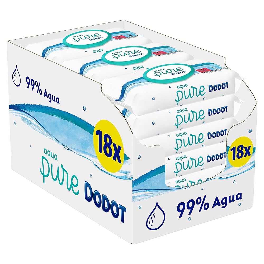 Dodot Aqua Pure Baby Wipes, 864, 18 Packs