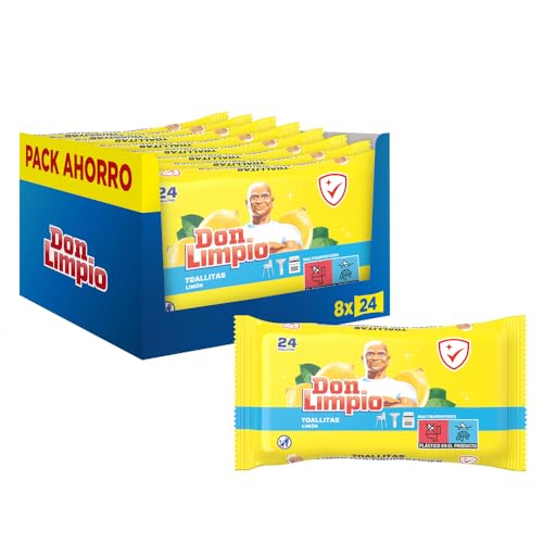 Don Limpio Multi-Purpose Cleaning Wipes 8x24, Lemon ...