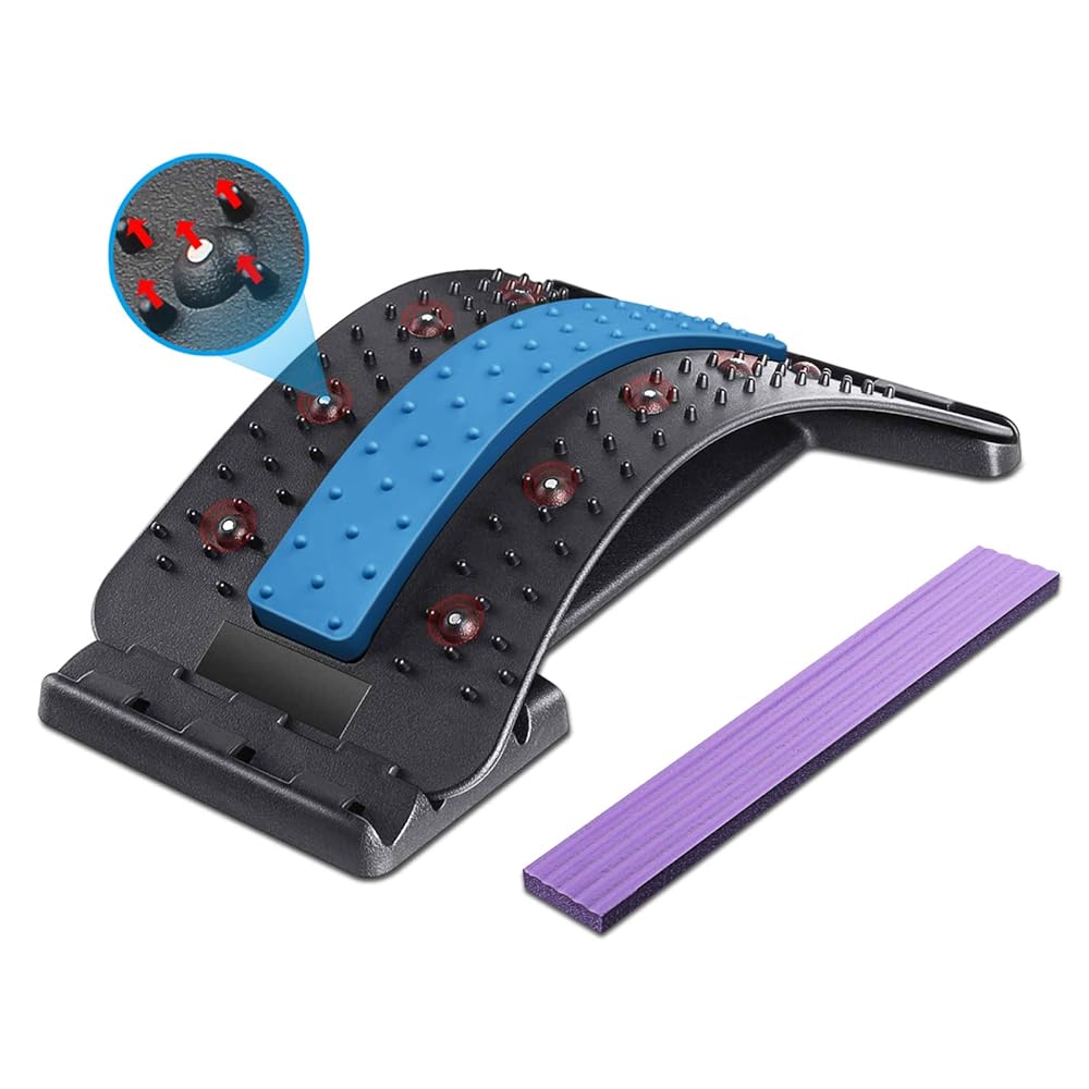 Dyroe Lumbar Back Support Massager with Adjustable L...