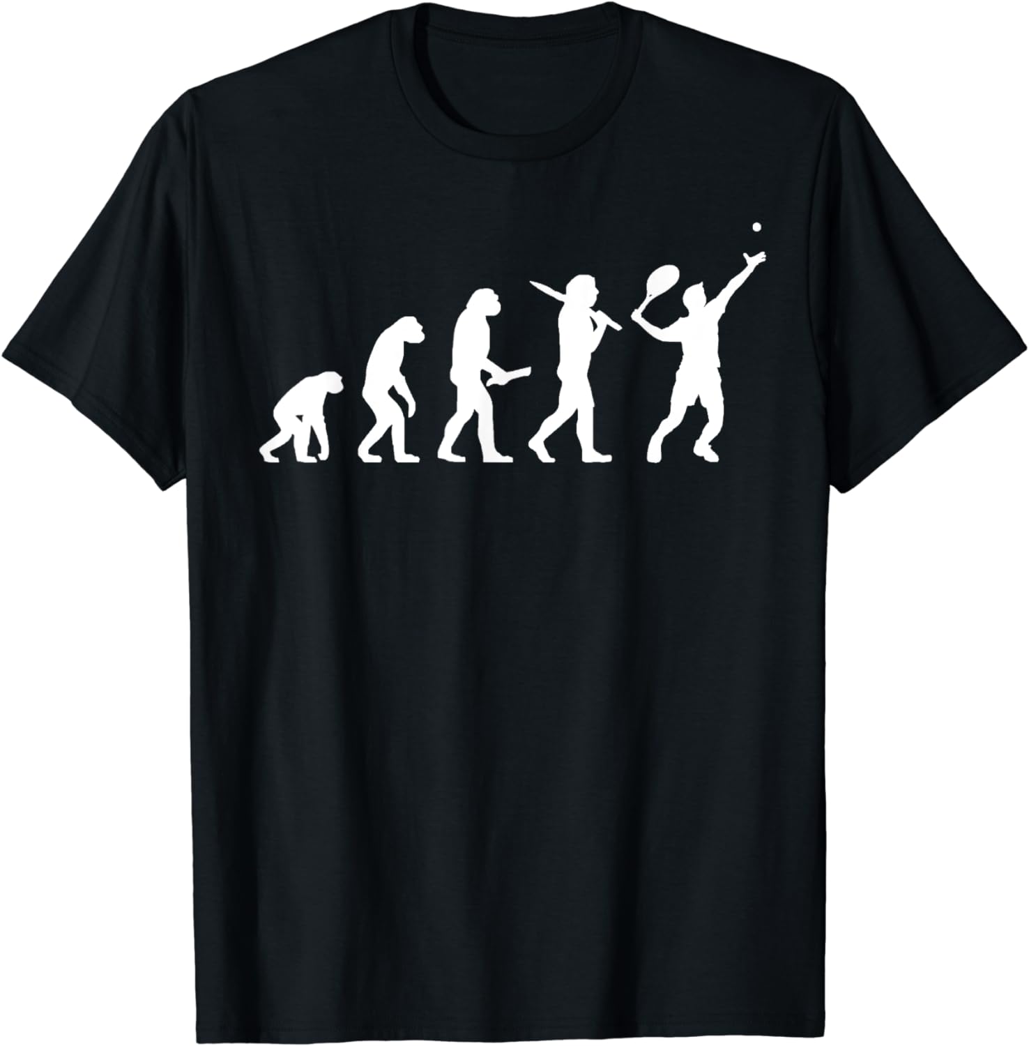 Evolution of Tennis Star Gift T-Shirt