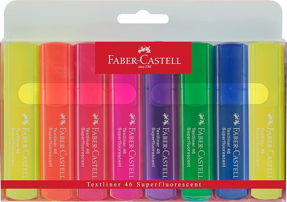 Faber-Castell 154662 Textliner 8-Pack F...