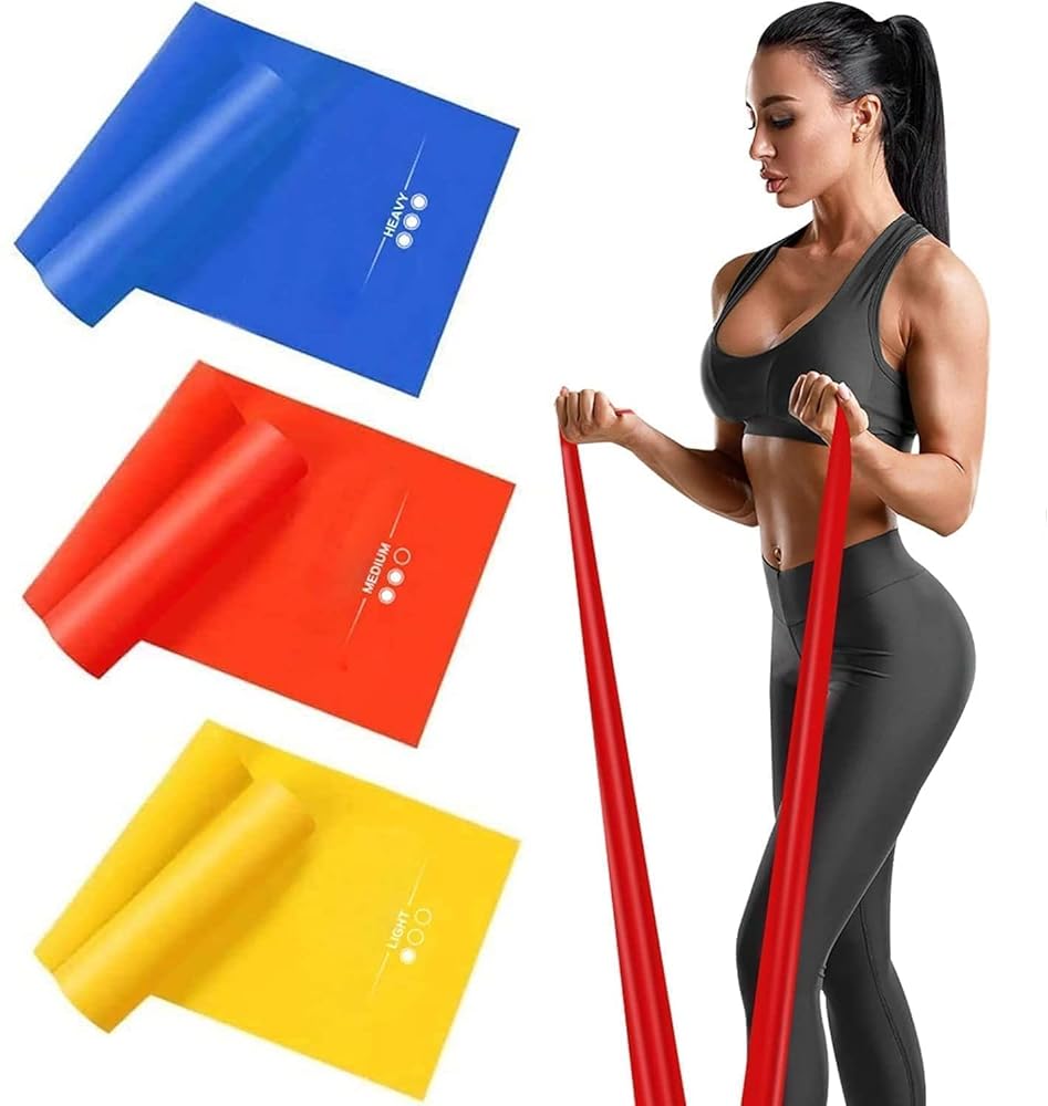 Fitness Elastic Bands Set – 3 Res...