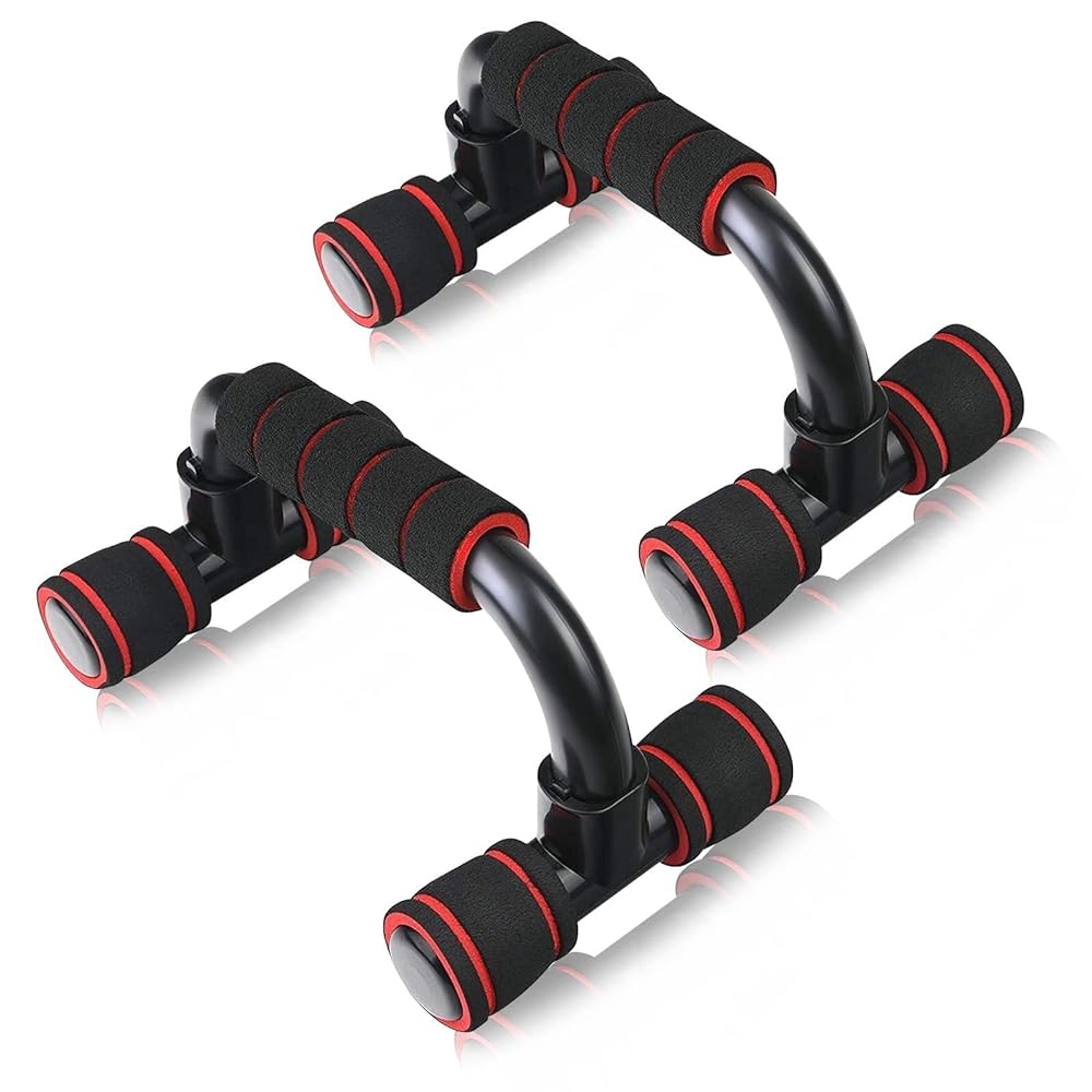 Flintronic Push Up Bars Stand with Skid-Resistant Fo...