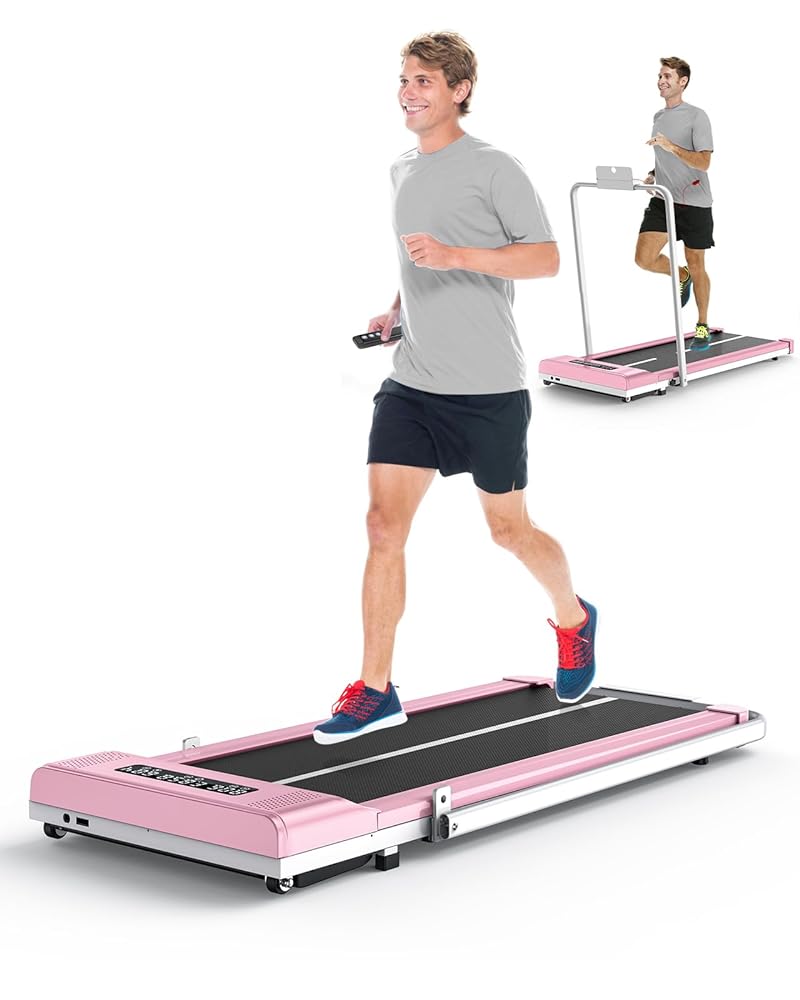 Foldable Treadmill, 10 km/h, 120 kg Max...