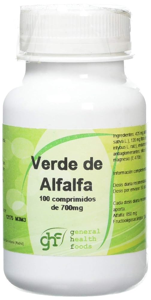 GHF Alfalfa Verde, 100 comprimidos