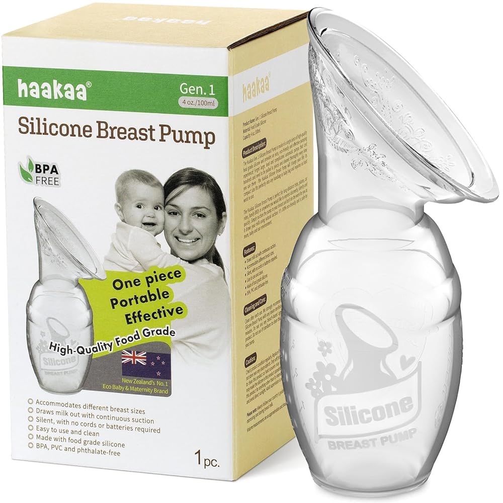 Haakaa Manual Breast Pump, 100 ML