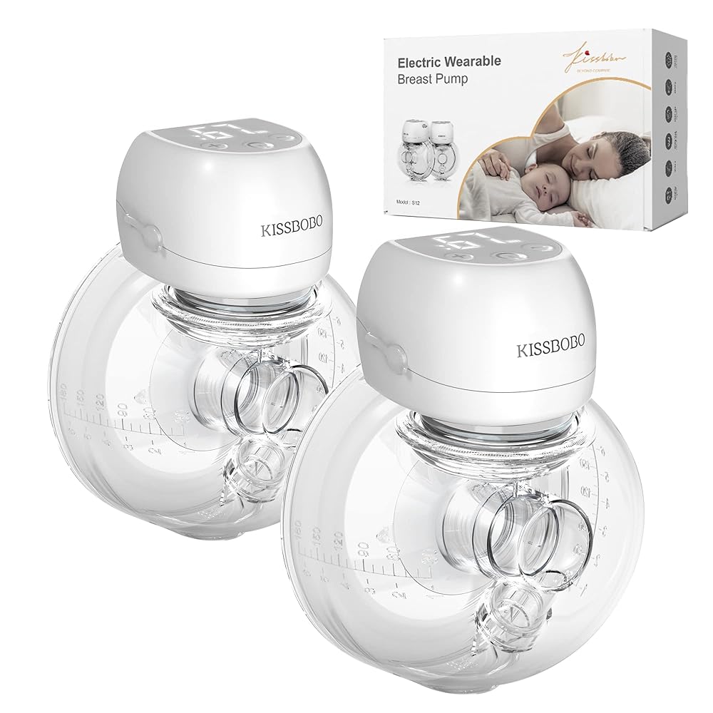 Hands-Free Electric Breast Pump with LC...