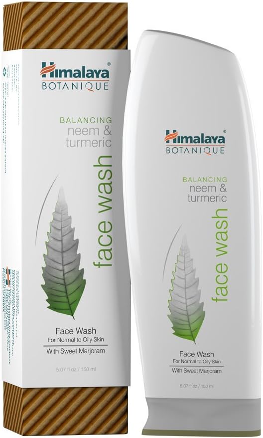 Himalaya Botanique Face Wash with Neem and Turmeric ...