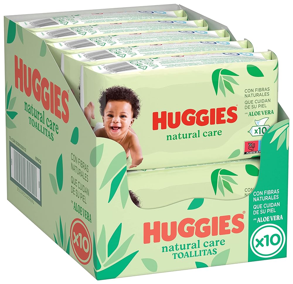 Huggies Natural Care Baby Wipes, 99% Wa...