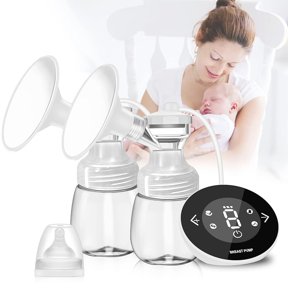 HyAdierTech Portable Double Electric Breast Pump - R...