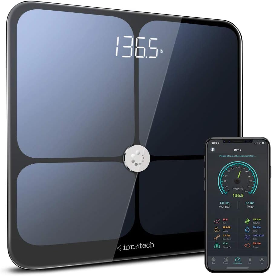 Innotech Digital Bathroom Scale with Bl...