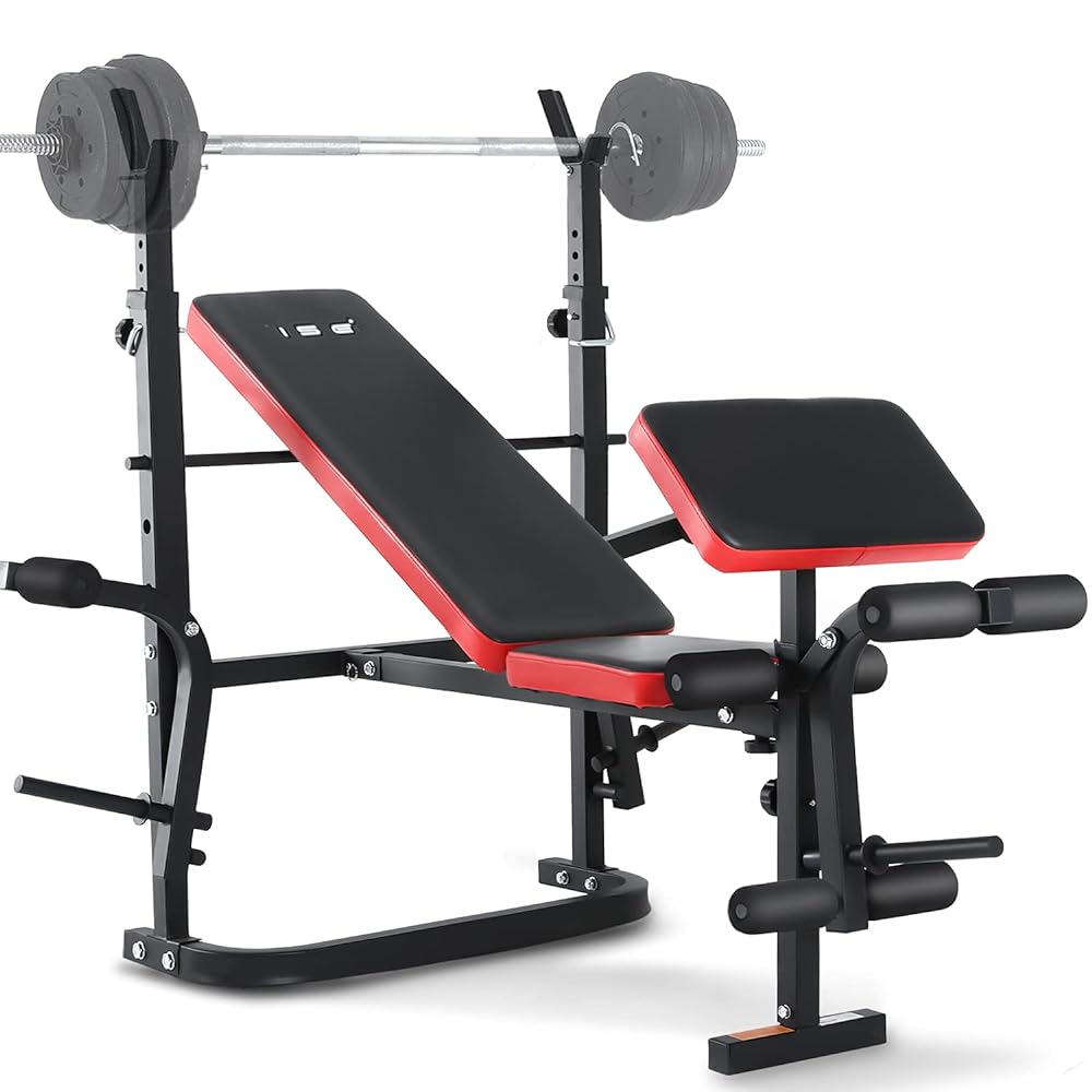 ISE Adjustable Foldable Multifunctional Weight Bench...