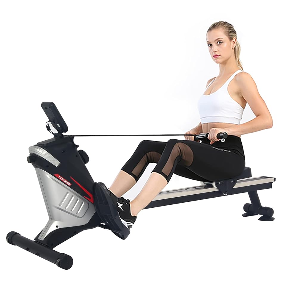 ISE Home Rowing Machine, Silent, Magnet...