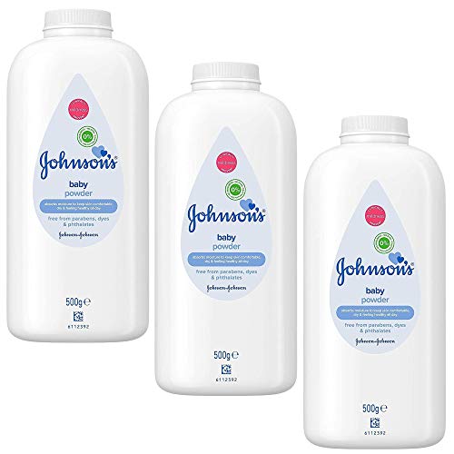 Johnson's Baby Powder 500gr - Pack of 3