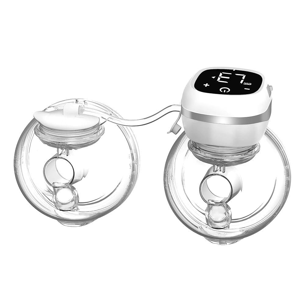 KISSBOBO Breast Pump Wearable Hands Free Portable Electric LED Touch Screen