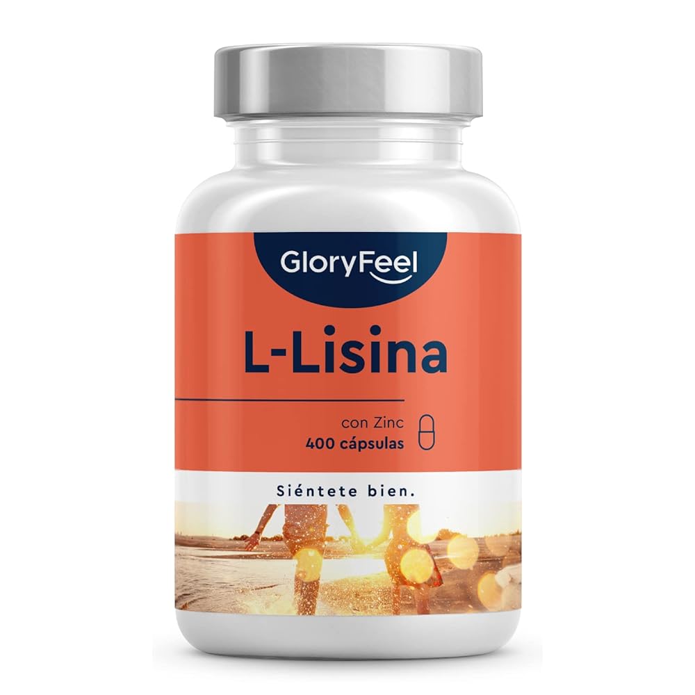 L-Lisina 400 - High Dosage Capsules with Zinc