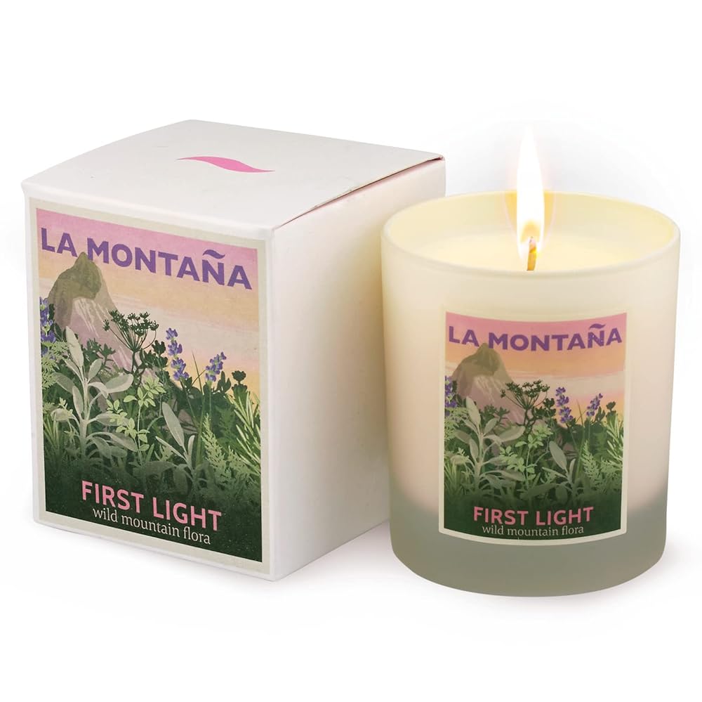 La Montaña First Light Candle | Natural Luxury Scent...