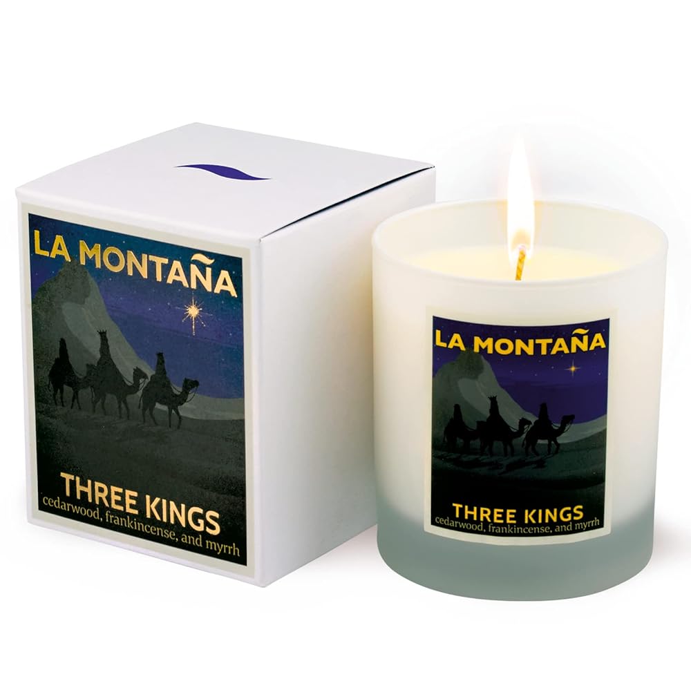 La Montaña Three Kings Candle | Natural...