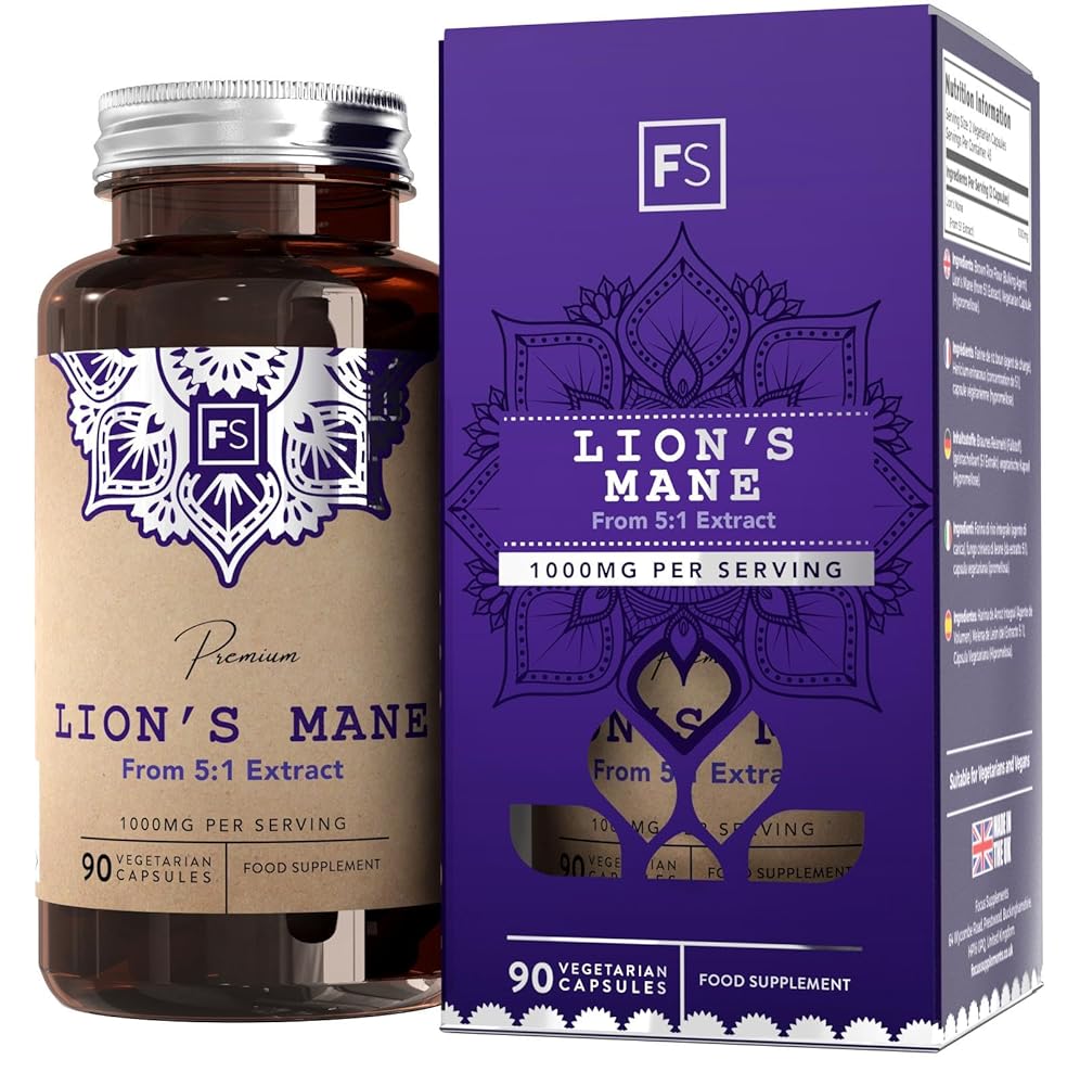 Lions Mane Capsules | 90ct | High Poten...