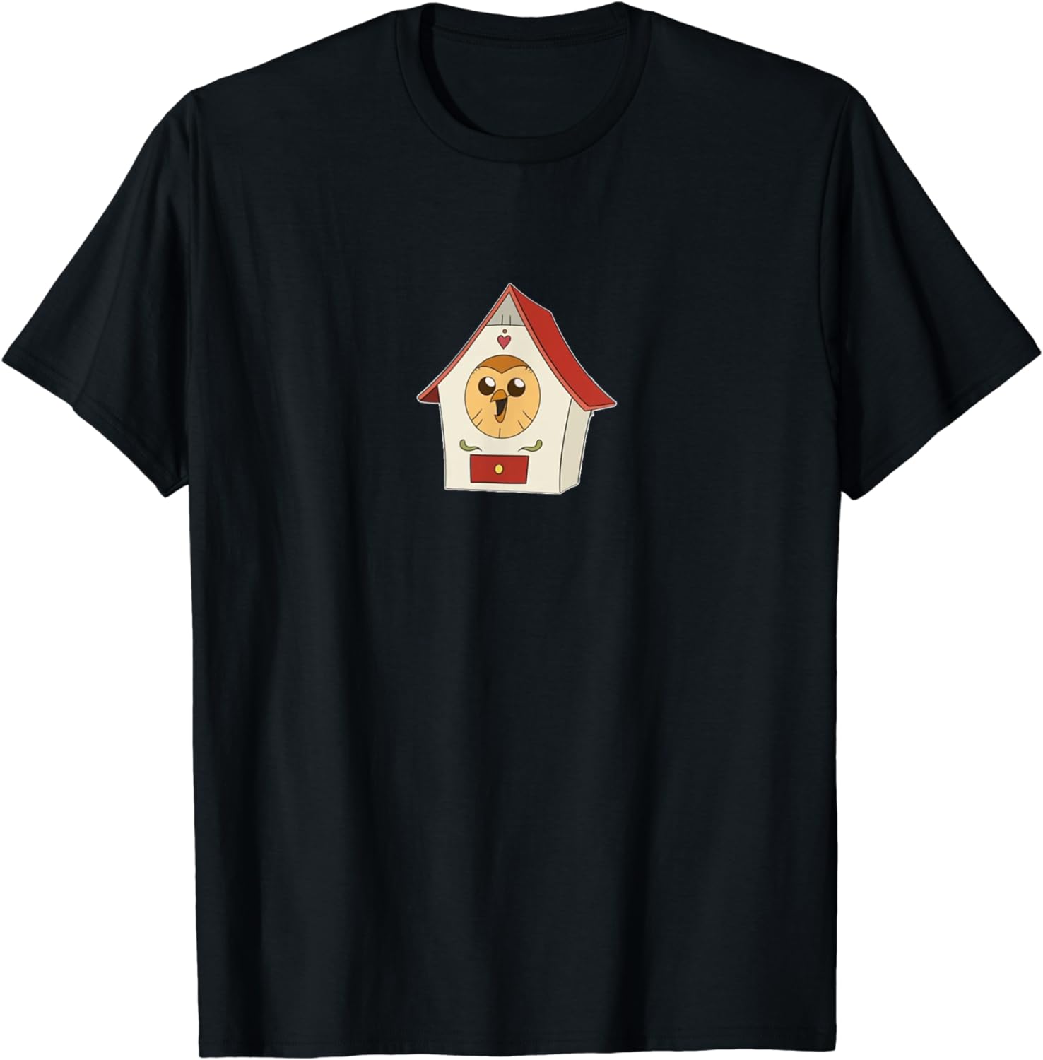 Little Demon Owl in Birdhouse T-Shirt