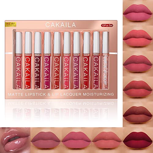 Long-Lasting Matte Lipstick Set (01) - Brand X