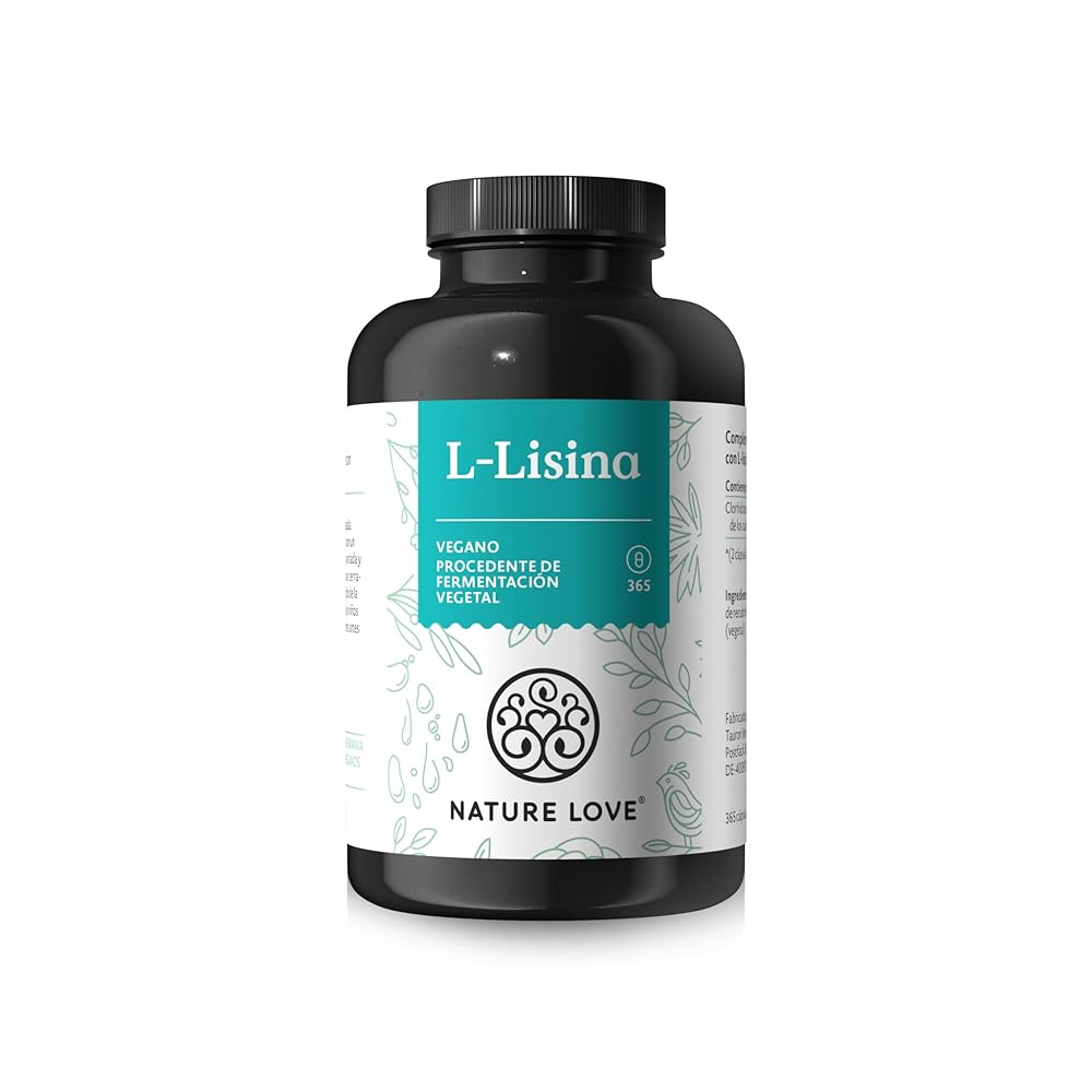 Nature Love® L-Lysine Capsules - 365 Vegan Capsules ...