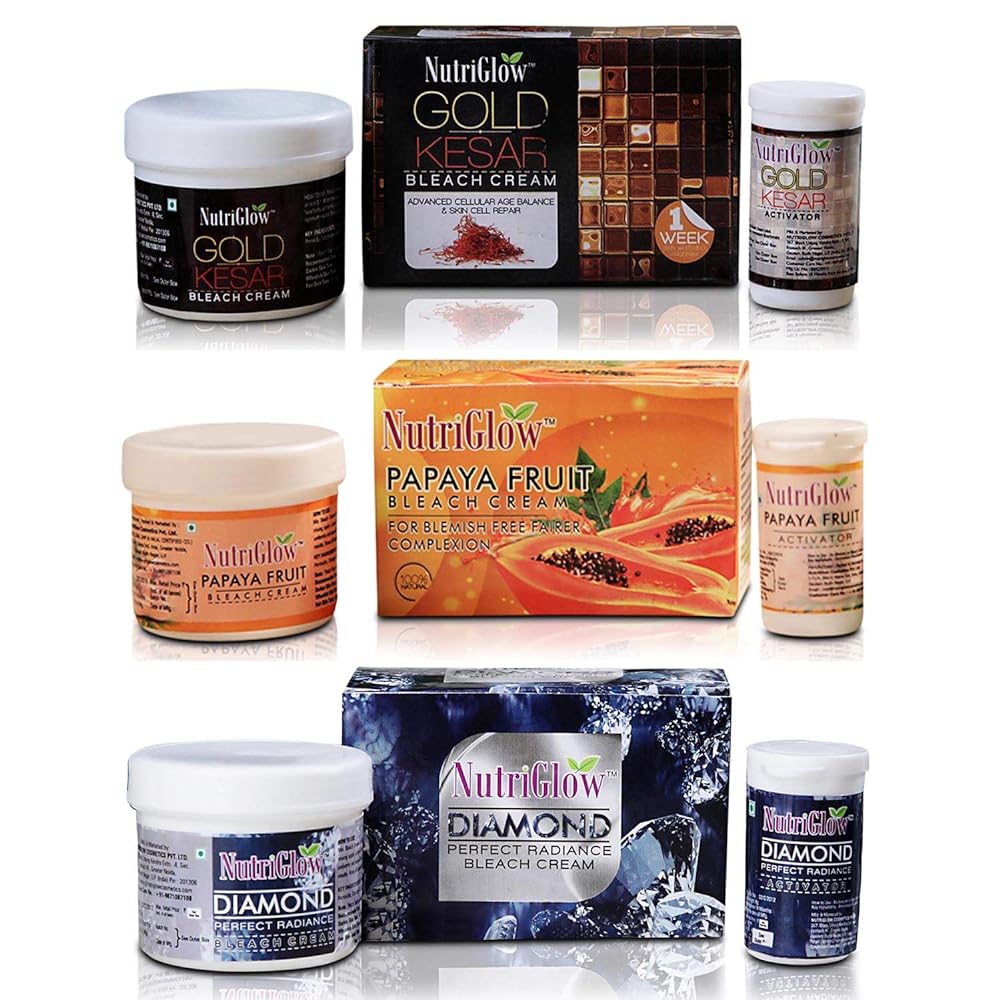 Nutriglow Gold Kesar, Papaya, Diamond Perfect Radian...