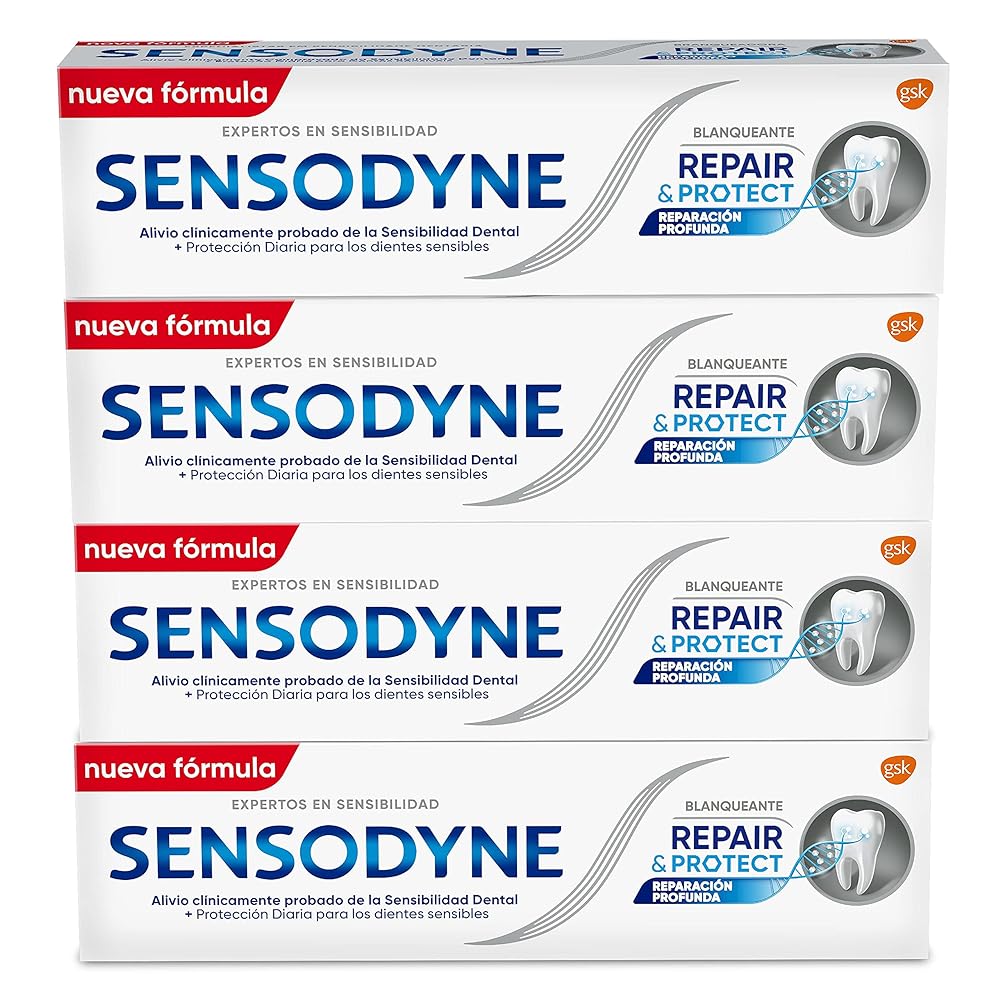 Sensodyne Repair & Protect Whitening Toothpaste, Dee...