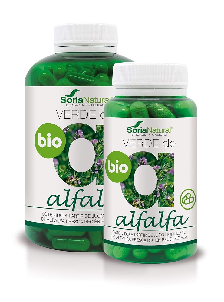 Soria Natural Alfalfa - 80 Capsules