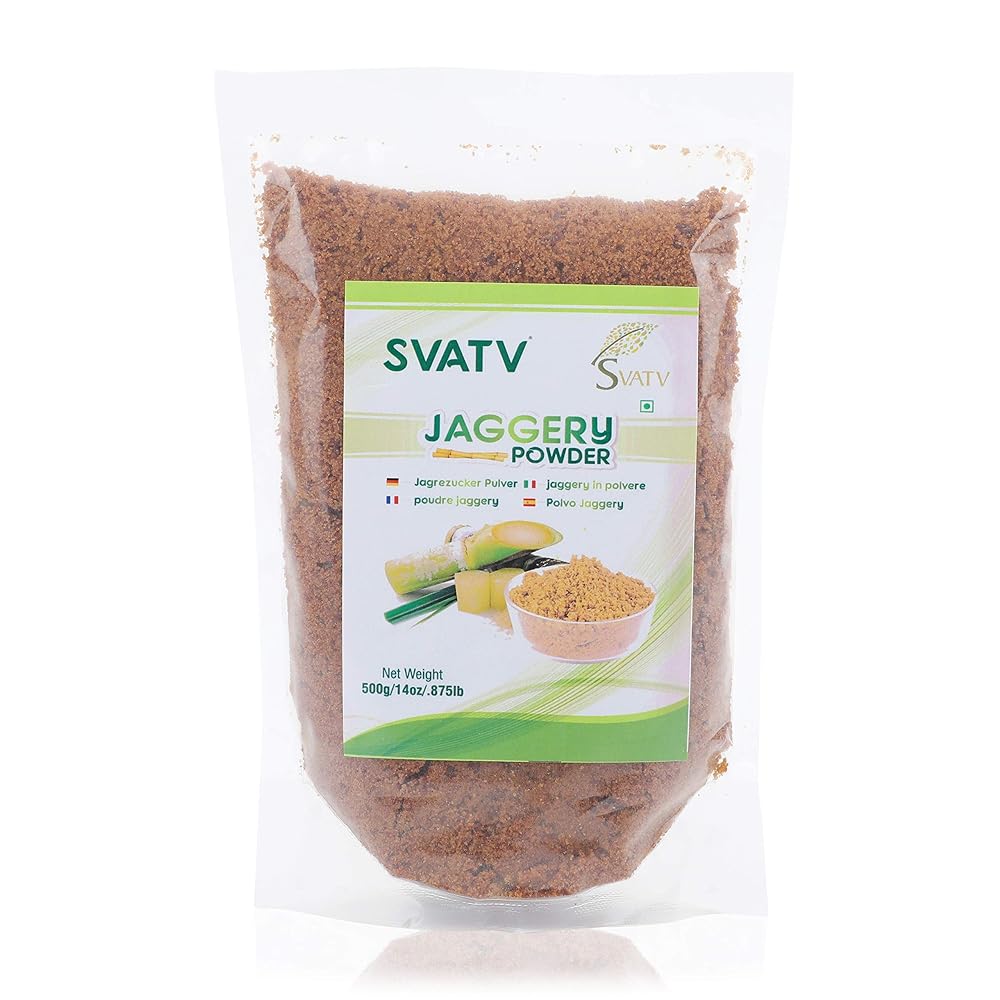 SVTAV Handcrafted Jaggery Powder - Natural Sweetener...