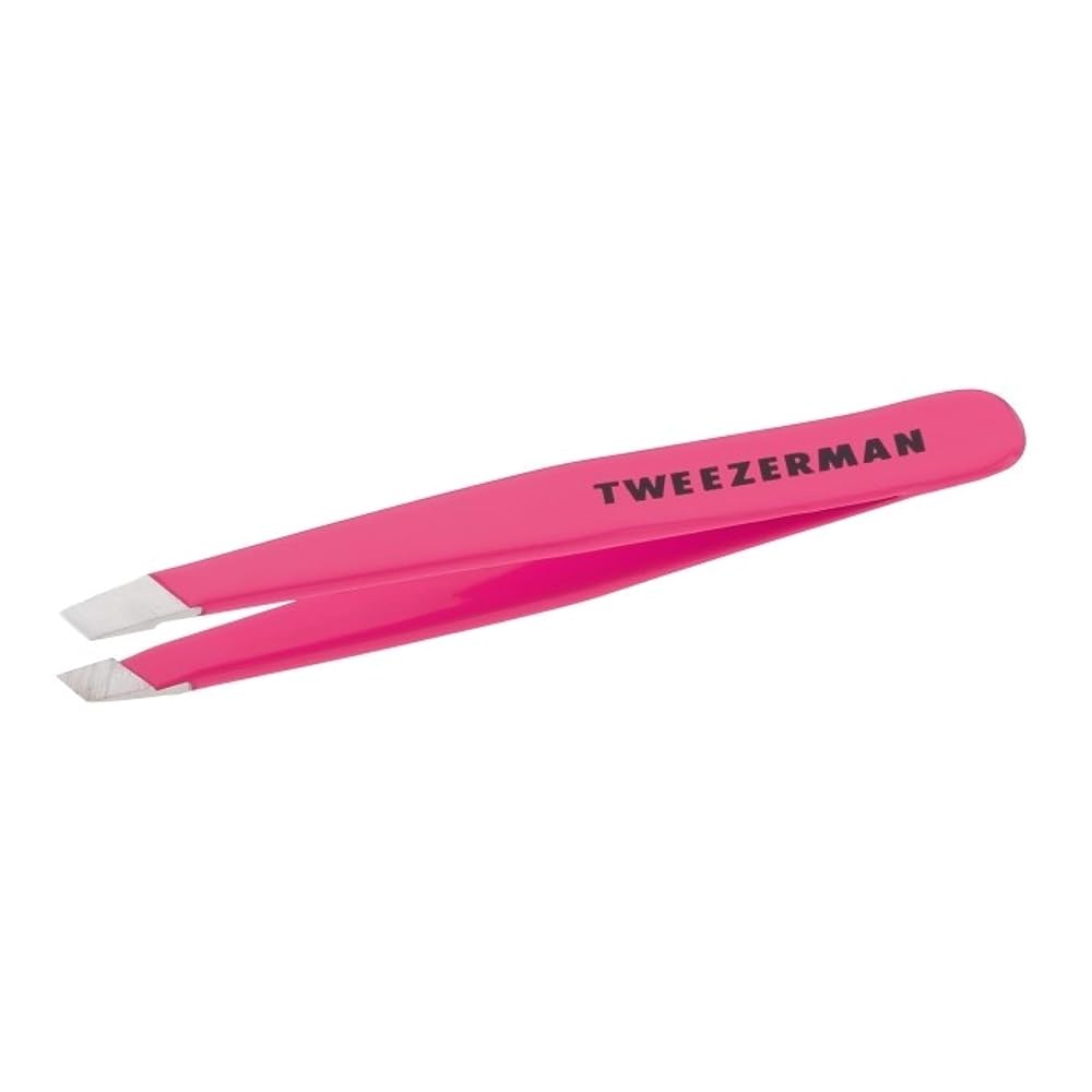 Tweezerman Mini Slant Stainless Steel Tweezers - Pin...