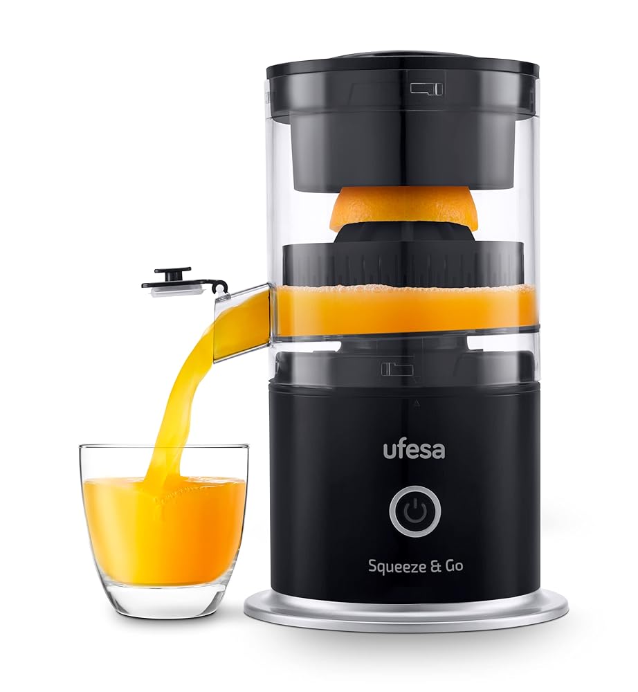 Ufesa Squeeze & Go, Rechargeable Electric Citrus Juicer