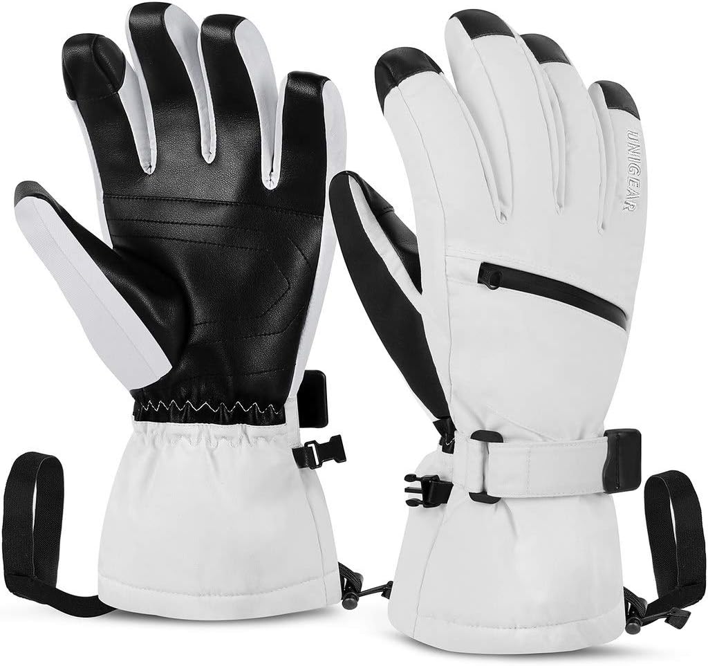 Unigear Waterproof Ski Gloves - Super Warm and Touch...