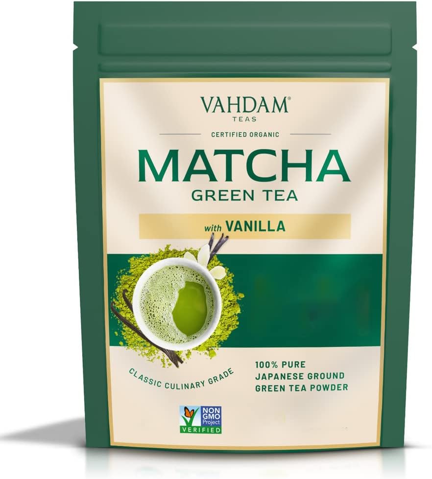 VAHDAM Japanese Vanilla Matcha Powder