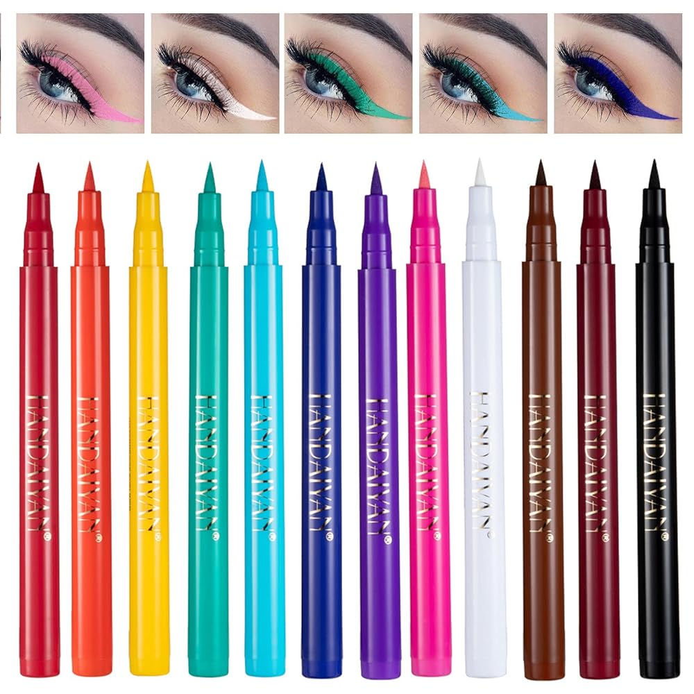 Vesaneae Waterproof Eyeliner - 12 Colors