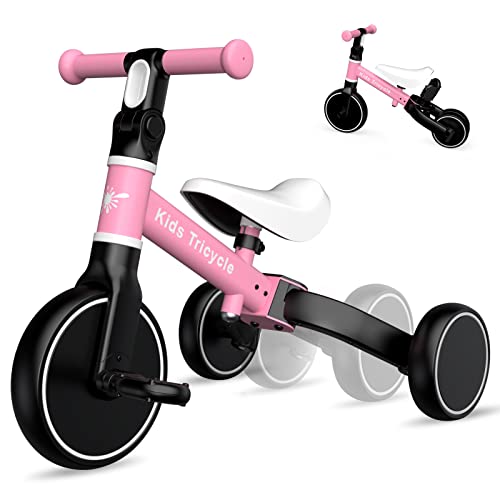 XIAPIA Kids 5-in-1 Balance Bike and Tri...