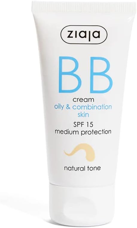 Ziaja BB Cream for Oily and Combination Skin, Natura...