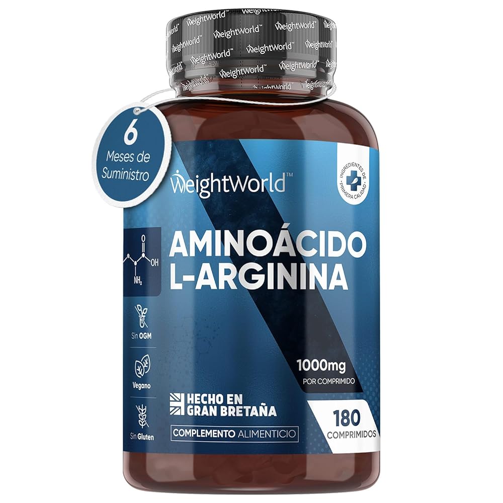 Pure 1000mg L-Arginine – Vegan Am...