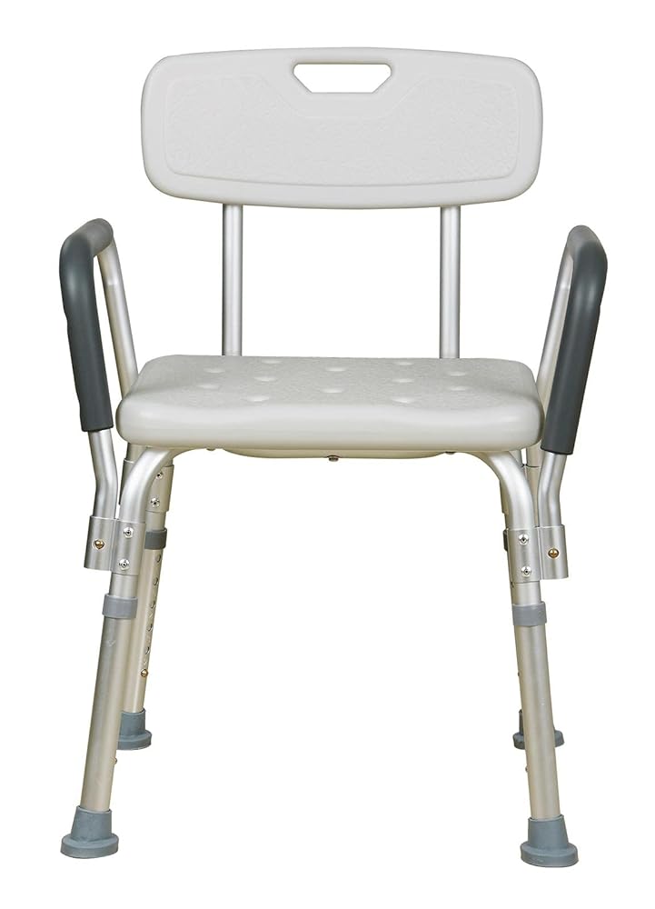 Activ8 Adjustable Shower Chair with Arm...