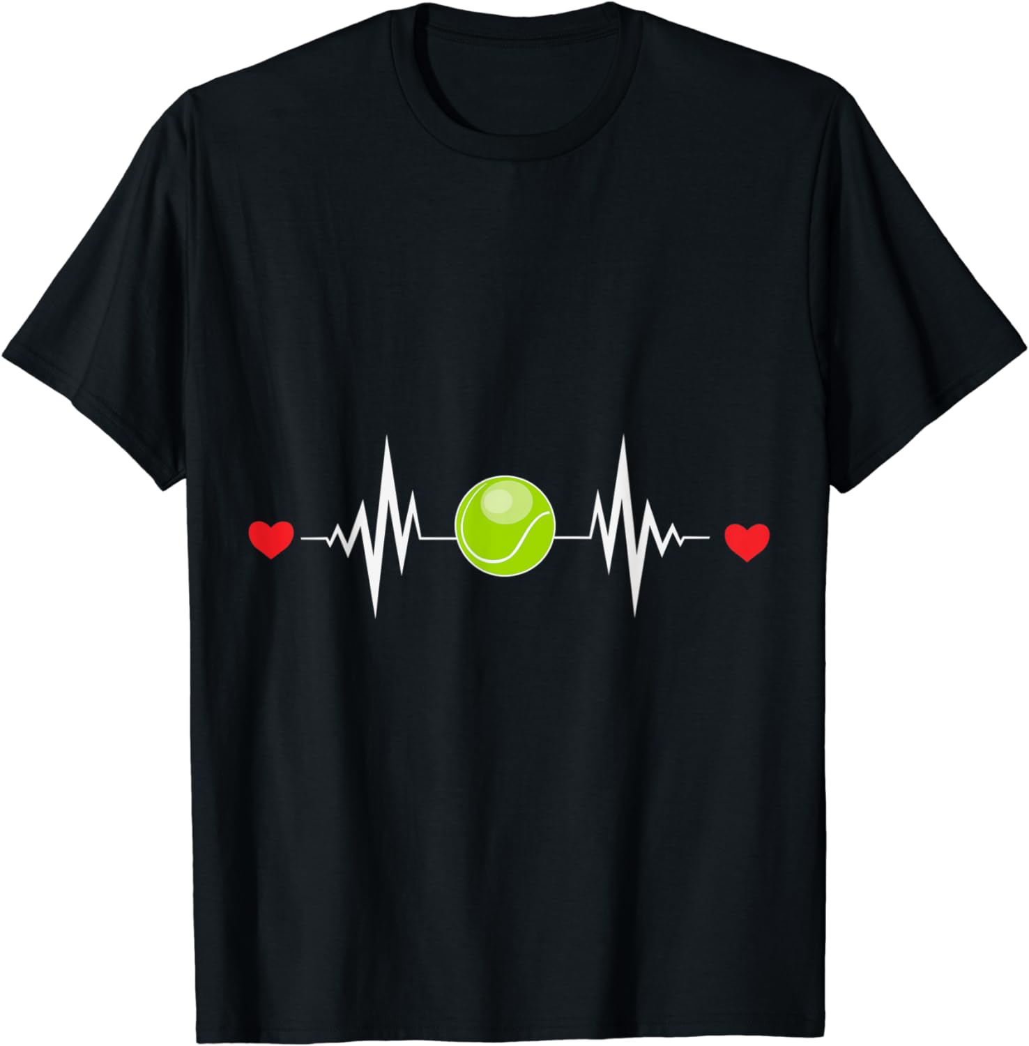 Amateur Tennis Heartbeat T-Shirt