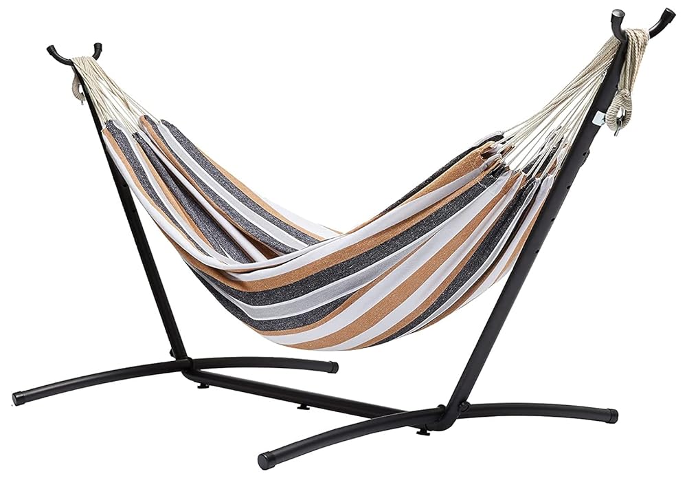 Amazon Basics Fabric Hammock with Stand - Multicolor