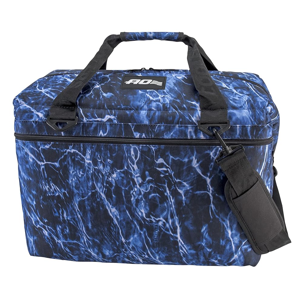 AO Coolers Elements Soft Cooler, Blue Camo