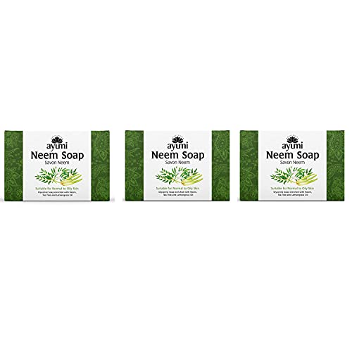 Ayumi Neem & Tea Tree Soap, 3 x 100g