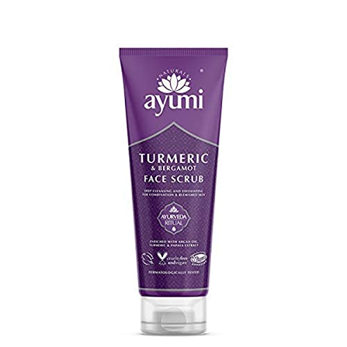 Ayumi Turmeric Face Scrub, Vegan & ...