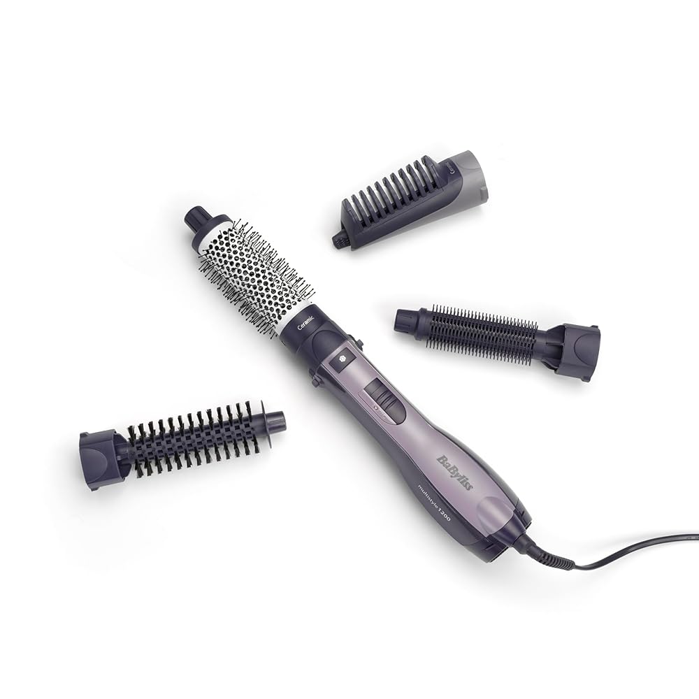 BaByliss Multistyle AS121E Hot Air Brush, 1200W Ioni...