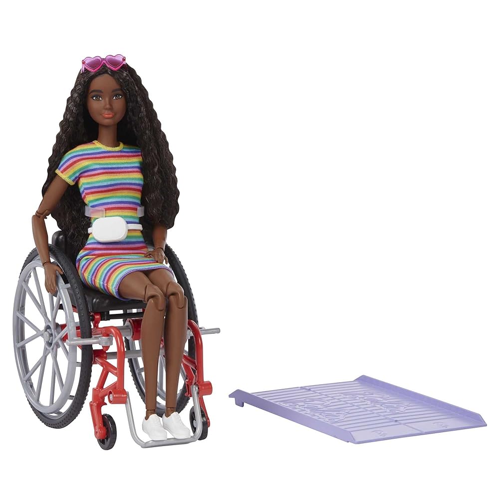 Barbie Fashionistas Doll #166 with Wheelchair