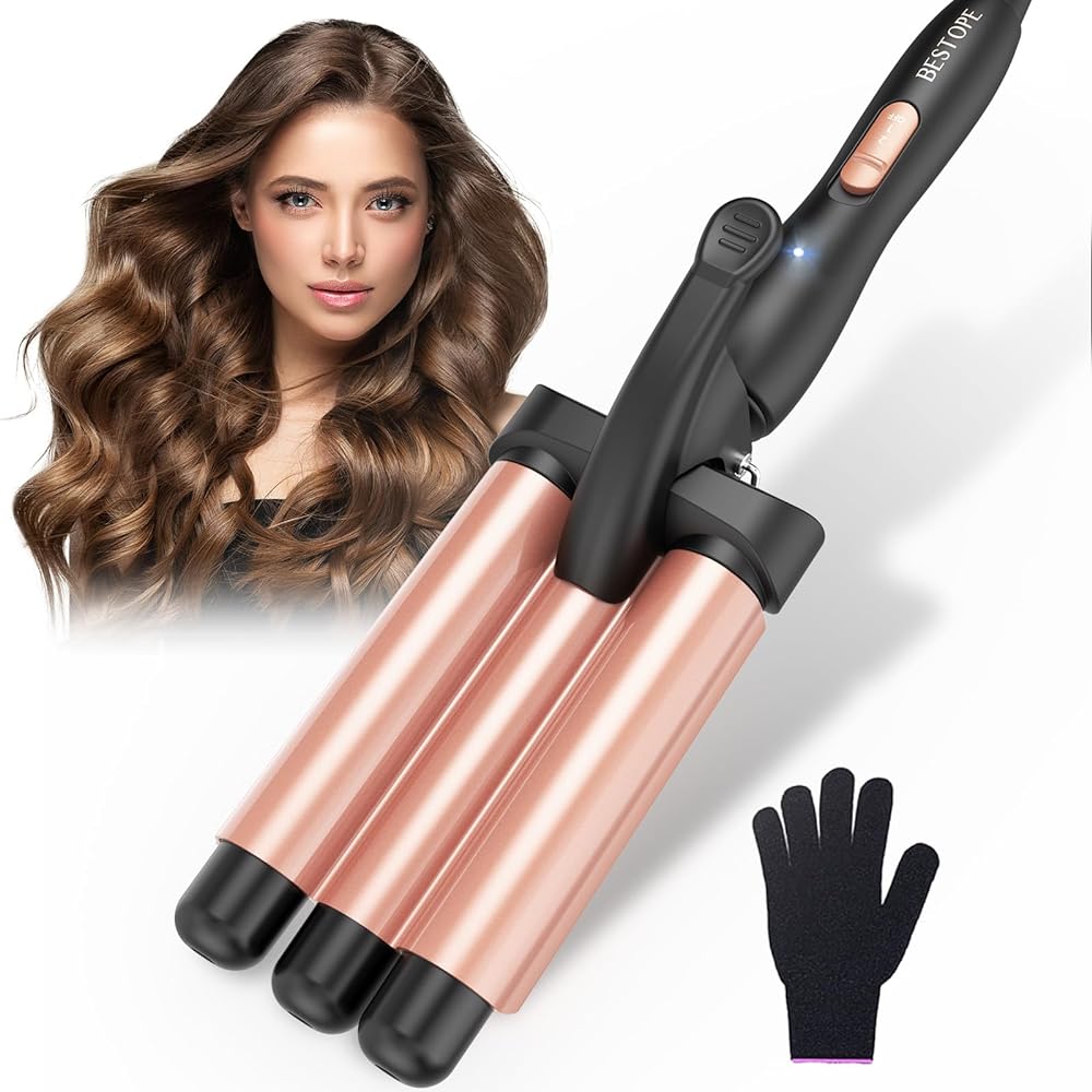 Beach Waves Curling Iron – Rose Gold